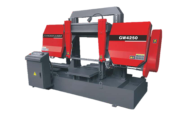 湄潭GW4250双柱龙门卧式带锯床