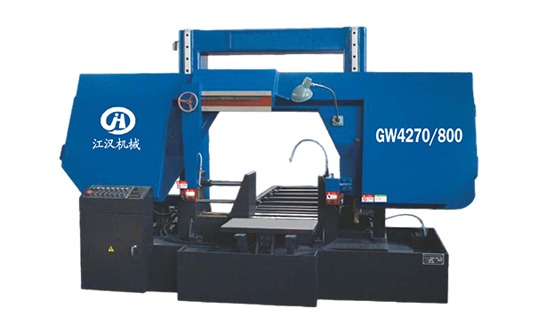 湄潭GW4270/800双柱龙门卧式带锯床